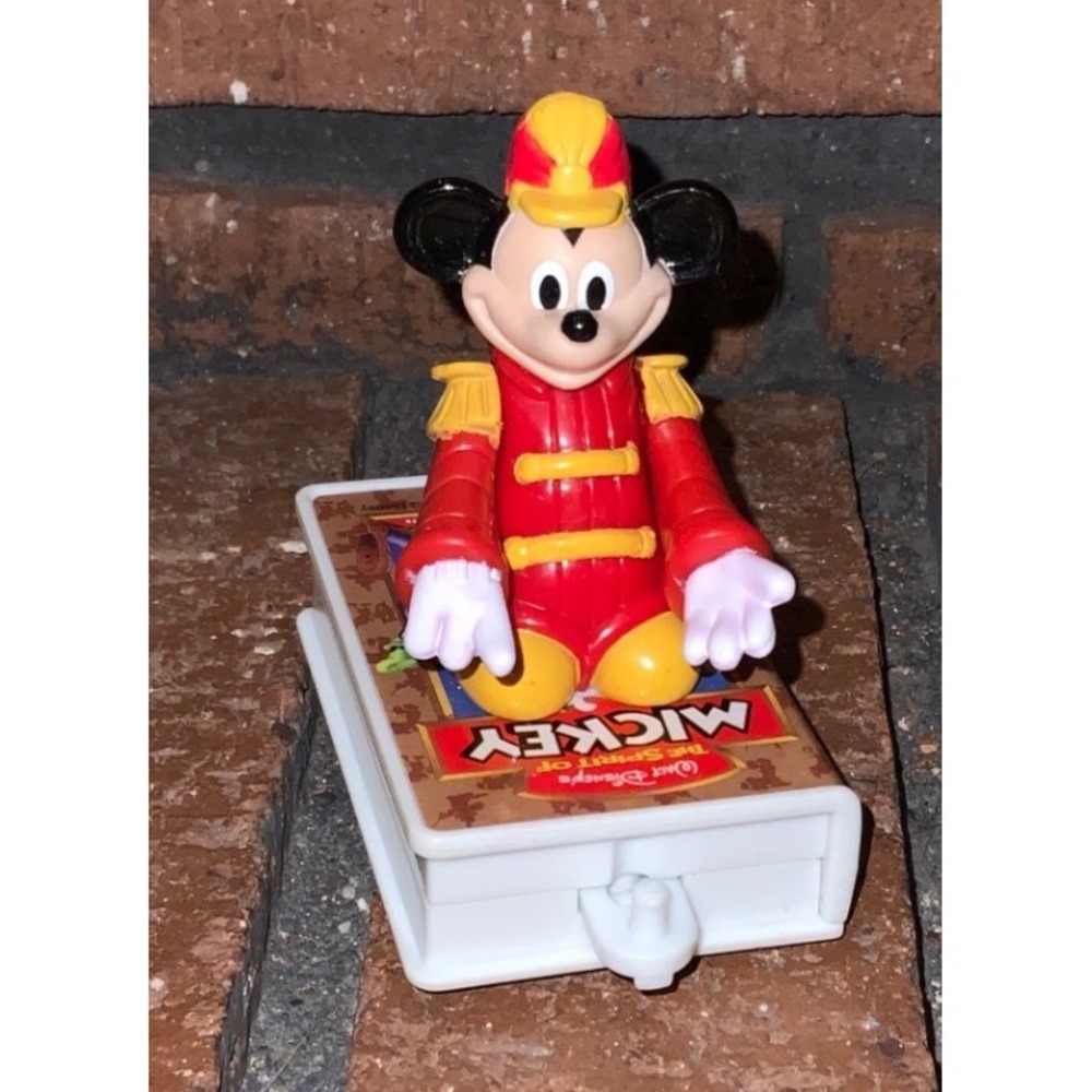 Disney Mickey Mouse The Spirit of Mickey Wind Up Toy VHS Tape Base Vintage